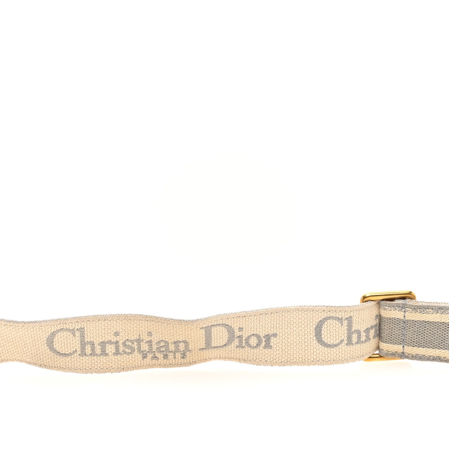 Canvas Embroidered Shoulder Strap Grey