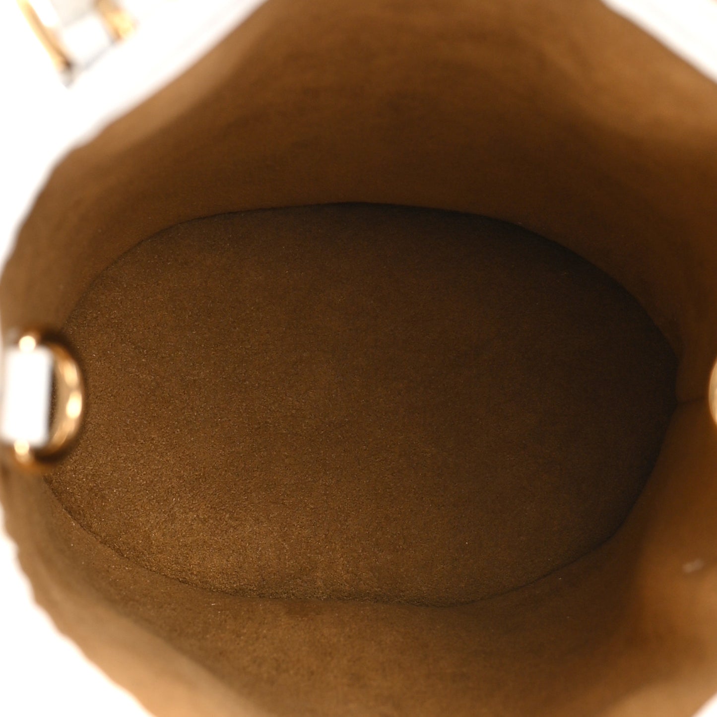Monogram LV Match Nano Bucket Bag White