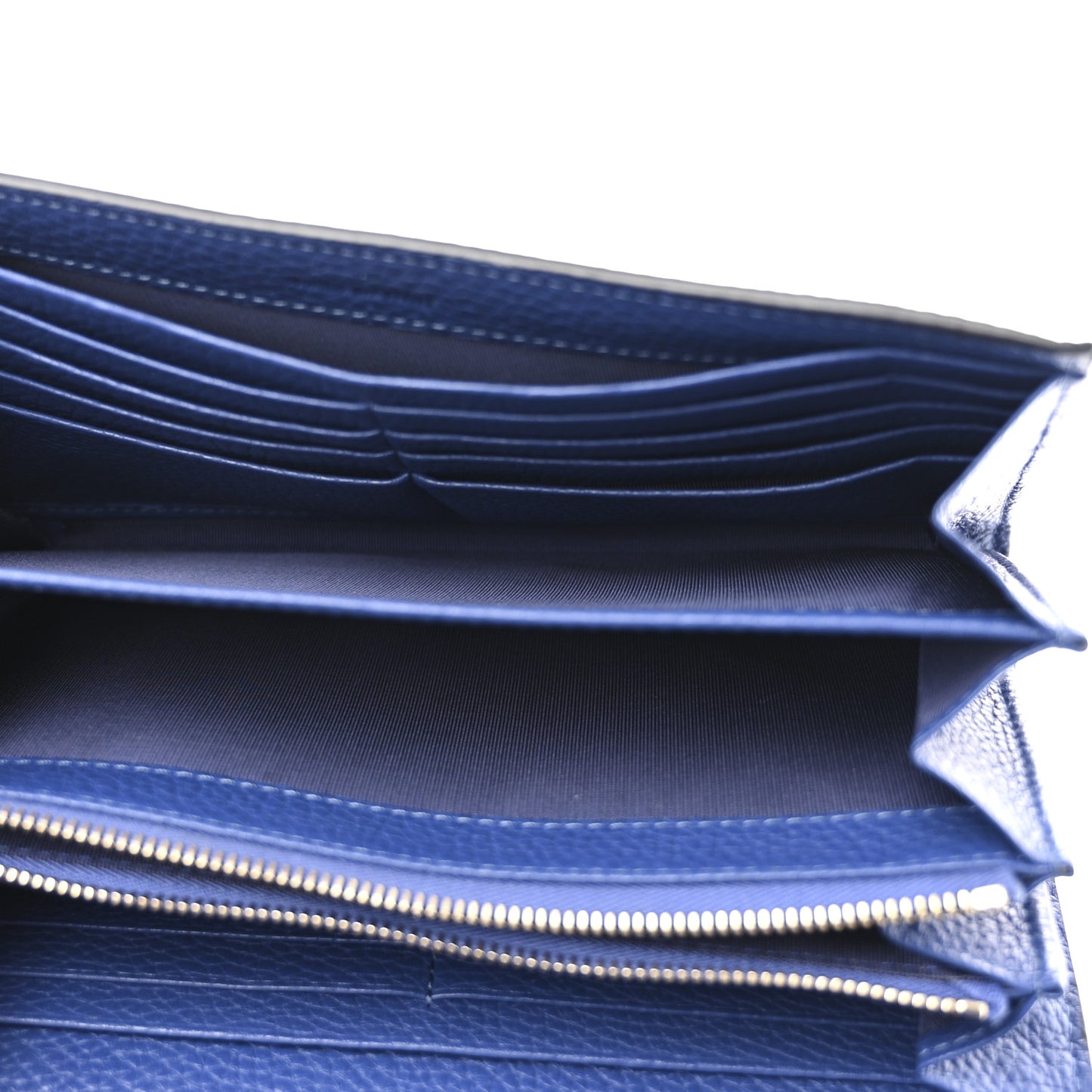 Pebbled Calfskin Rockstud Envelope Wallet On Chain Bag Blu Delft