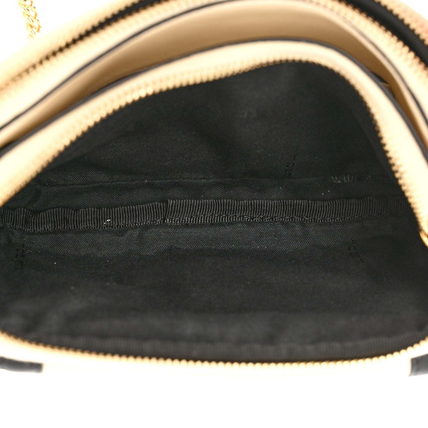 Vitello Grace Matte Bi-Color Easy Baguette Uovo Black