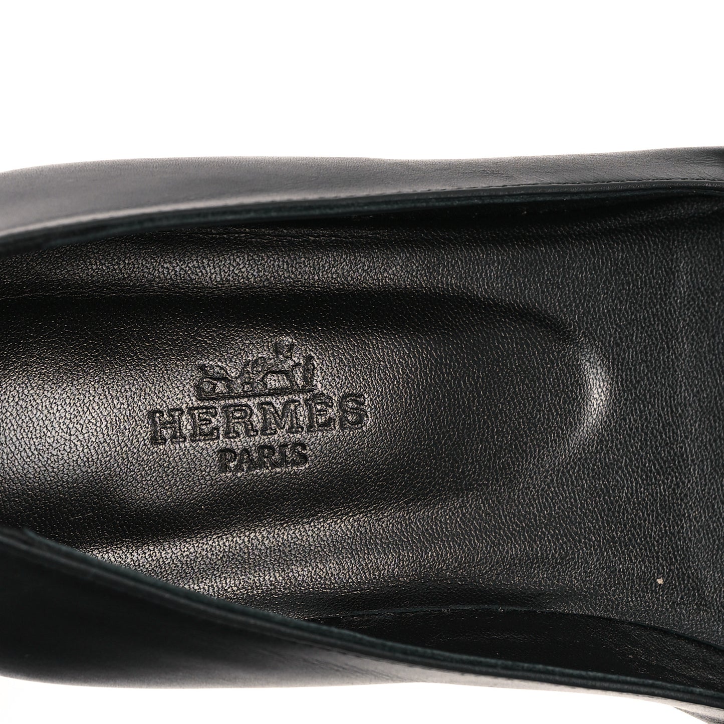 Calfskin Kelly Ballet Flats 37 Black