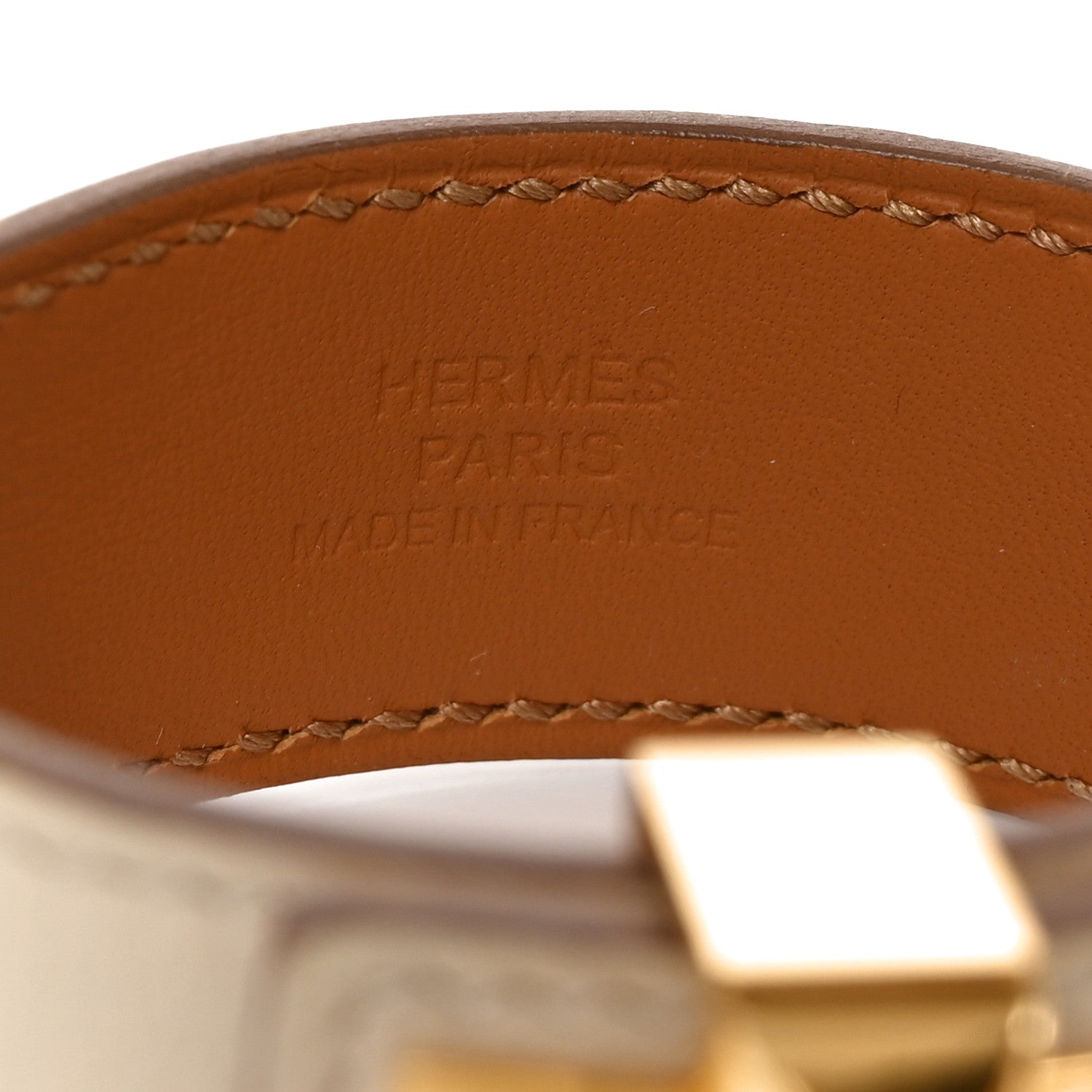 Hermes Swift Collier de Chien CDC 24 Bracelet T2 Nata 4 of 5