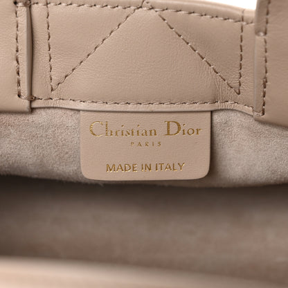 Christian Dior Calfskin Macrocannage Mini Book Tote Trench Beige 6 of 10