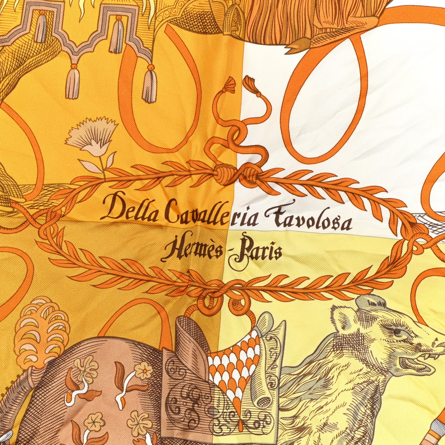 Silk Della Cavalleria Favolosa Scarf 90