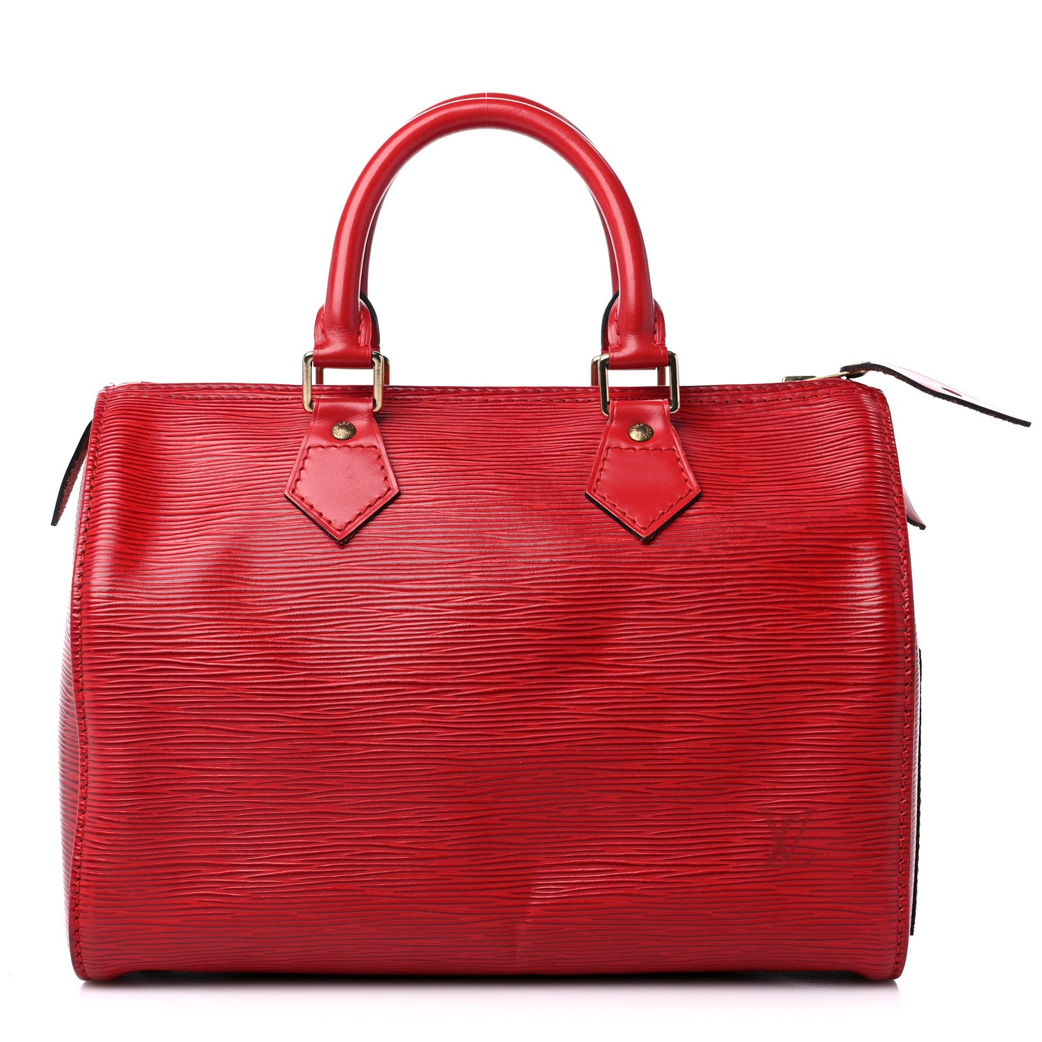Louis Vuitton Epi Speedy 25 Castillan Red 1 of 14