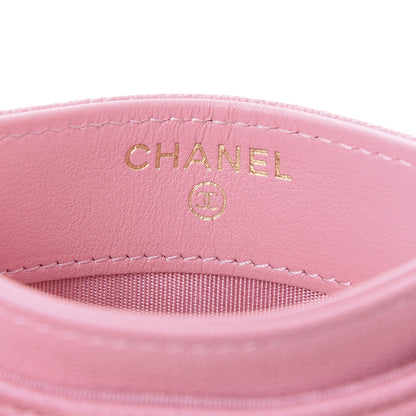 Chanel Caviar Quilted Boy Card Holder Light Pink 8 of 12