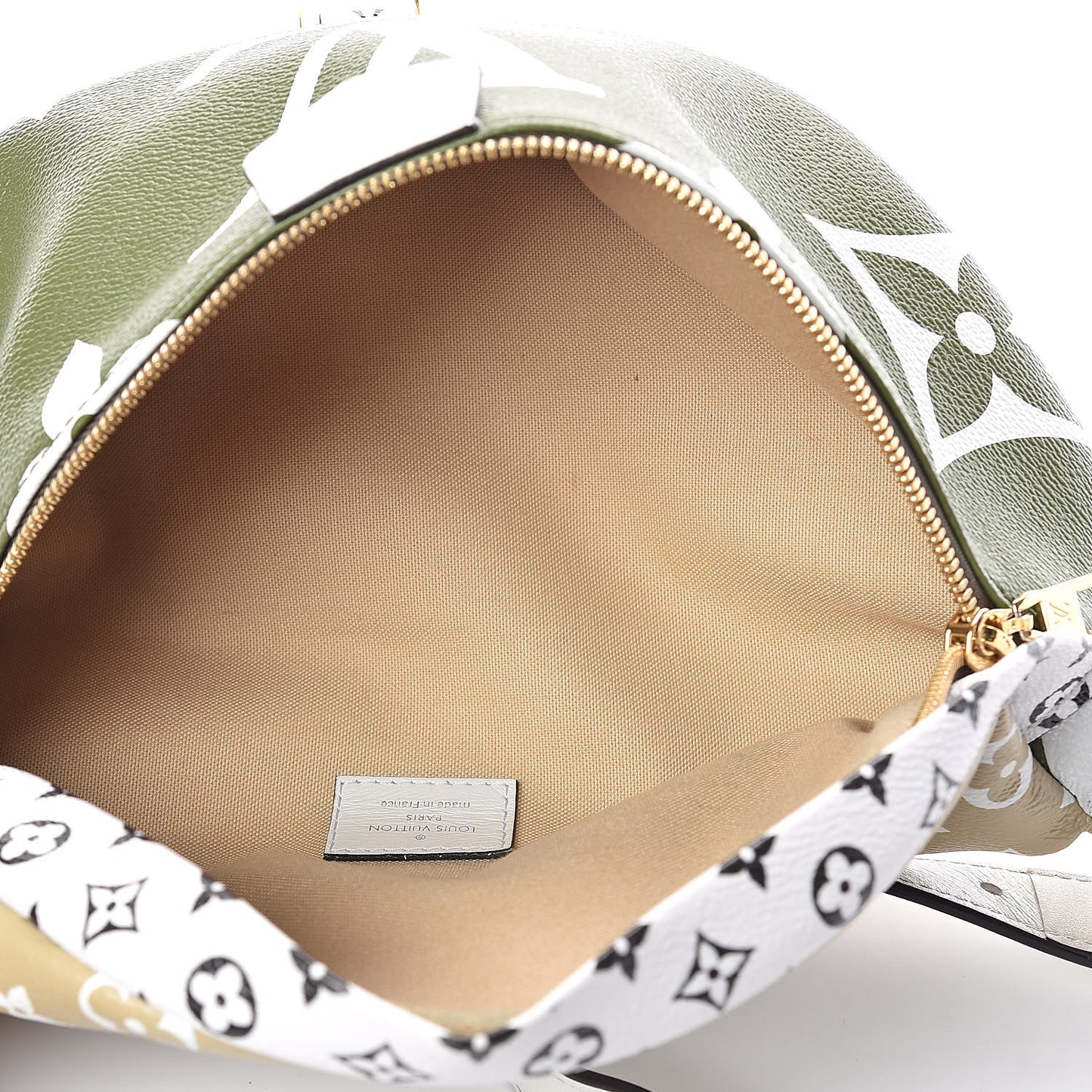 Monogram Giant Bumbag Kaki Beige
