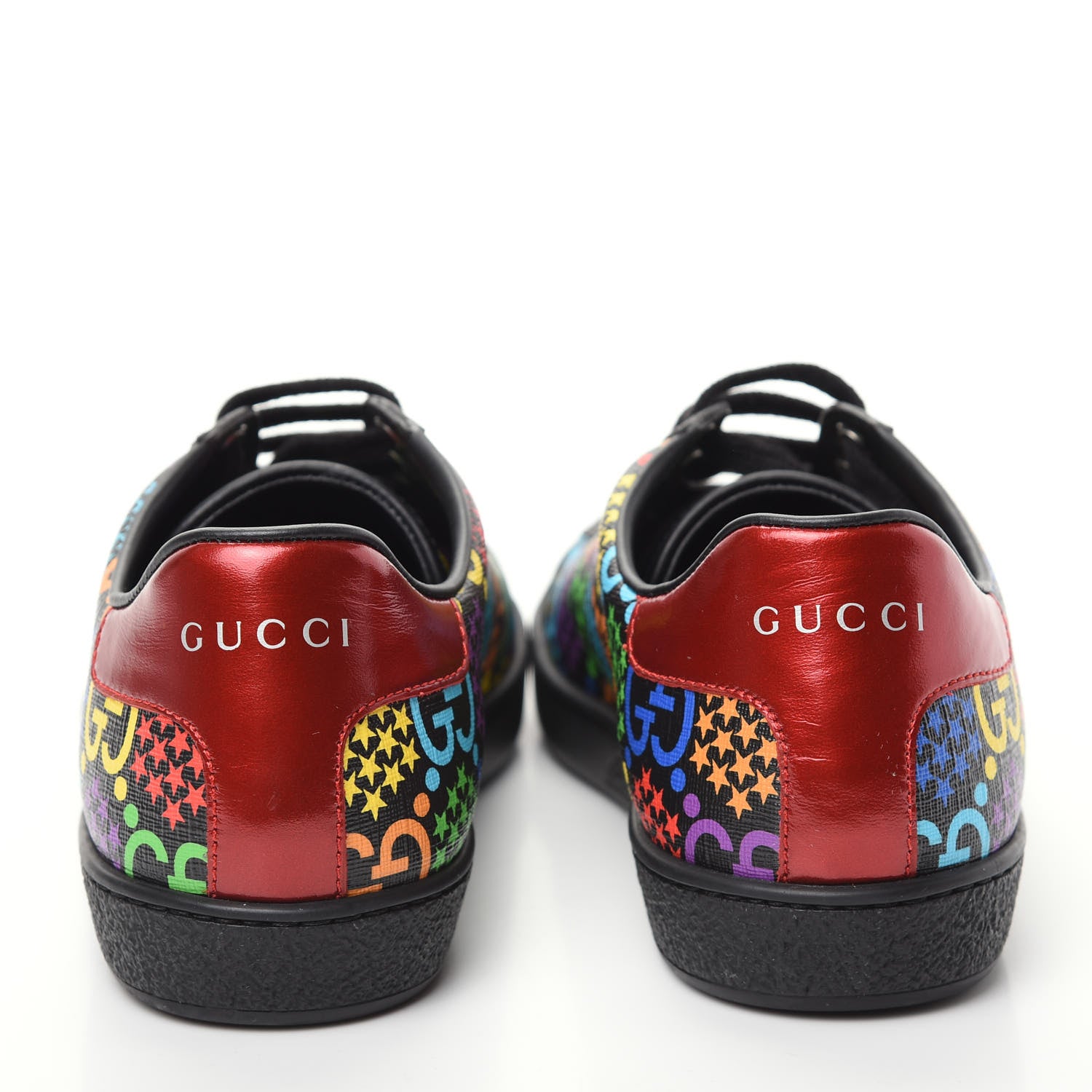 Gucci GG Supreme Monogram Psychedelic Sneakers 37 Black Multicolor 7 of 11