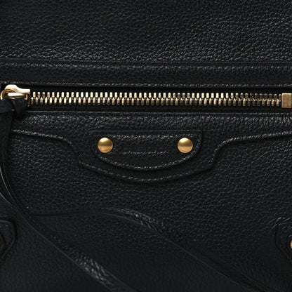Balenciaga Grained Calfskin Neo Classic Gold Hardware Multipouch Black 8 of 10