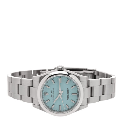Rolex Stainless Steel 31mm Oyster Perpetual Watch Turquoise 277200 2 of 5
