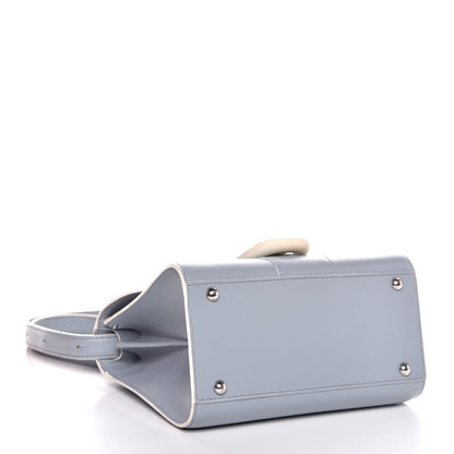Delvaux Calfskin Mini Brillant Satchel Light Blue 5 of 11