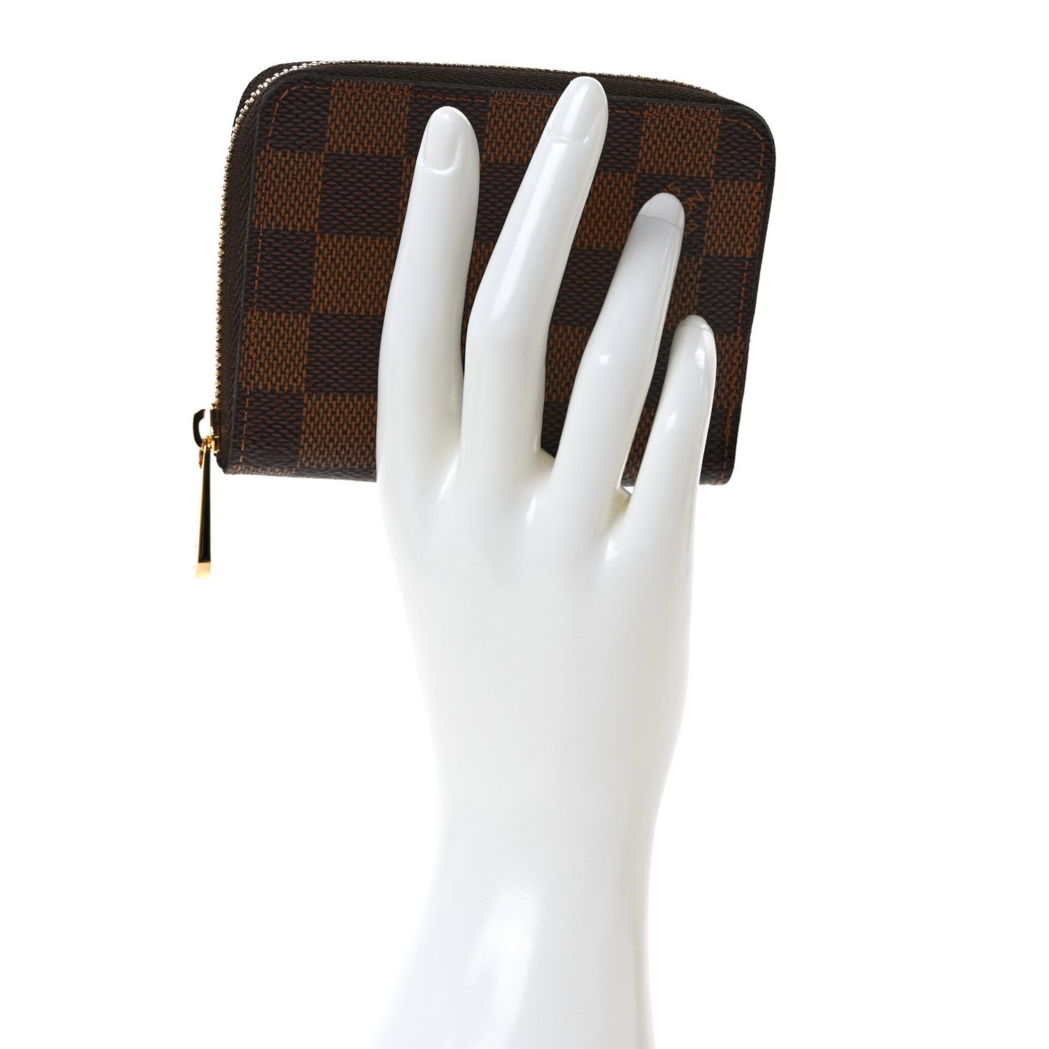 Louis Vuitton Damier Ebene Zippy Coin Purse 2 of 7