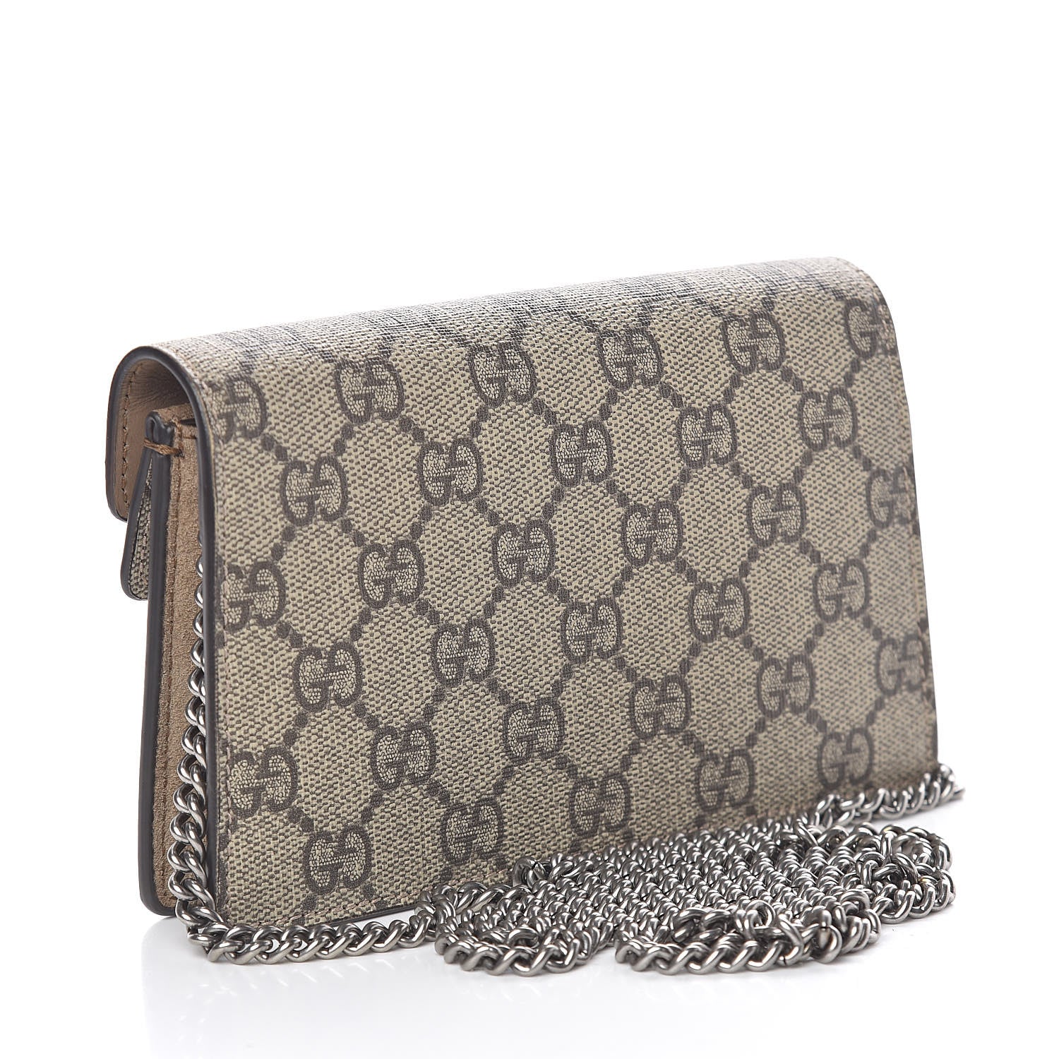 Gucci GG Supreme Monogram Super Mini Dionysus Shoulder Bag Taupe 3 of 11