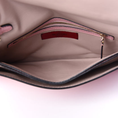 Valentino Garavani Nappa Rockstud Wristlet Clutch Geranio 5 of 10