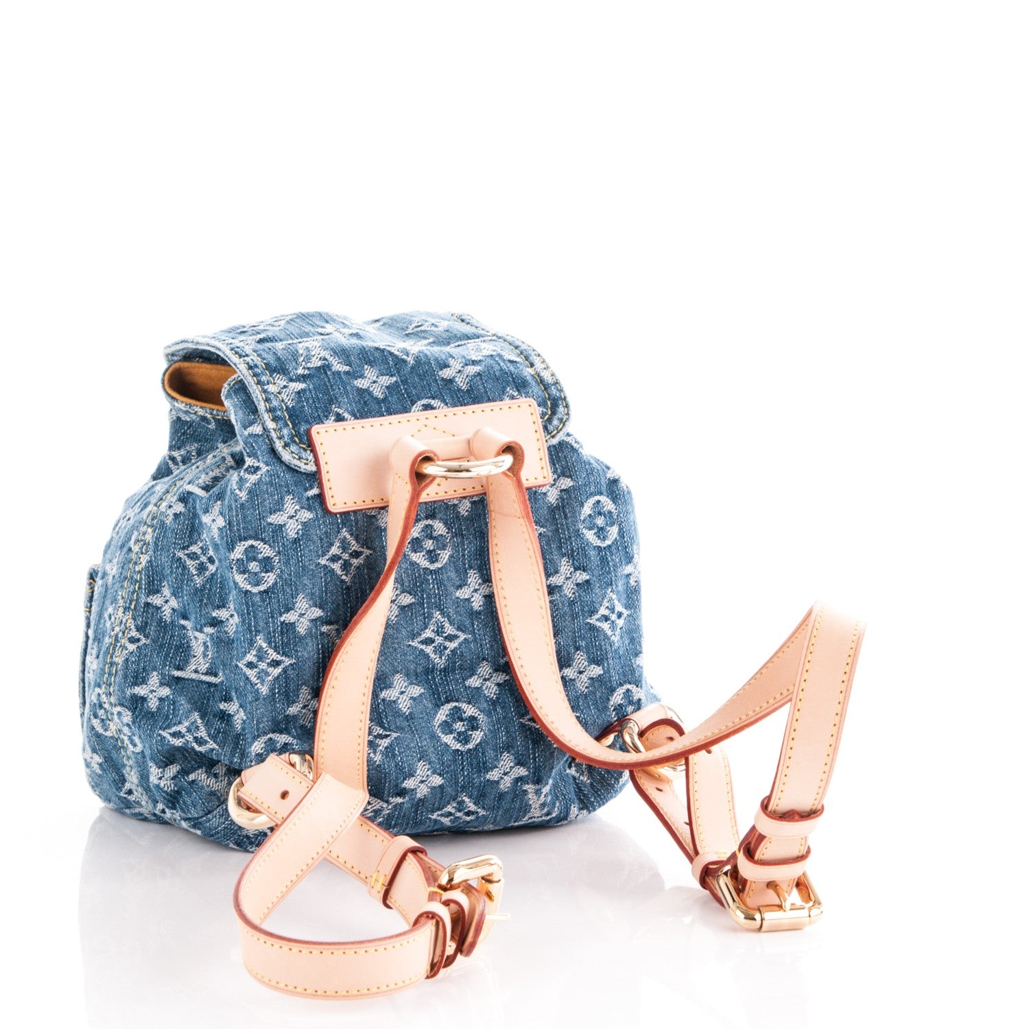 louis vuitton backpack two strap Louis Vuitton Denim Sac a Dos Backpack PM Blue 178212 – FASHIONPHILE