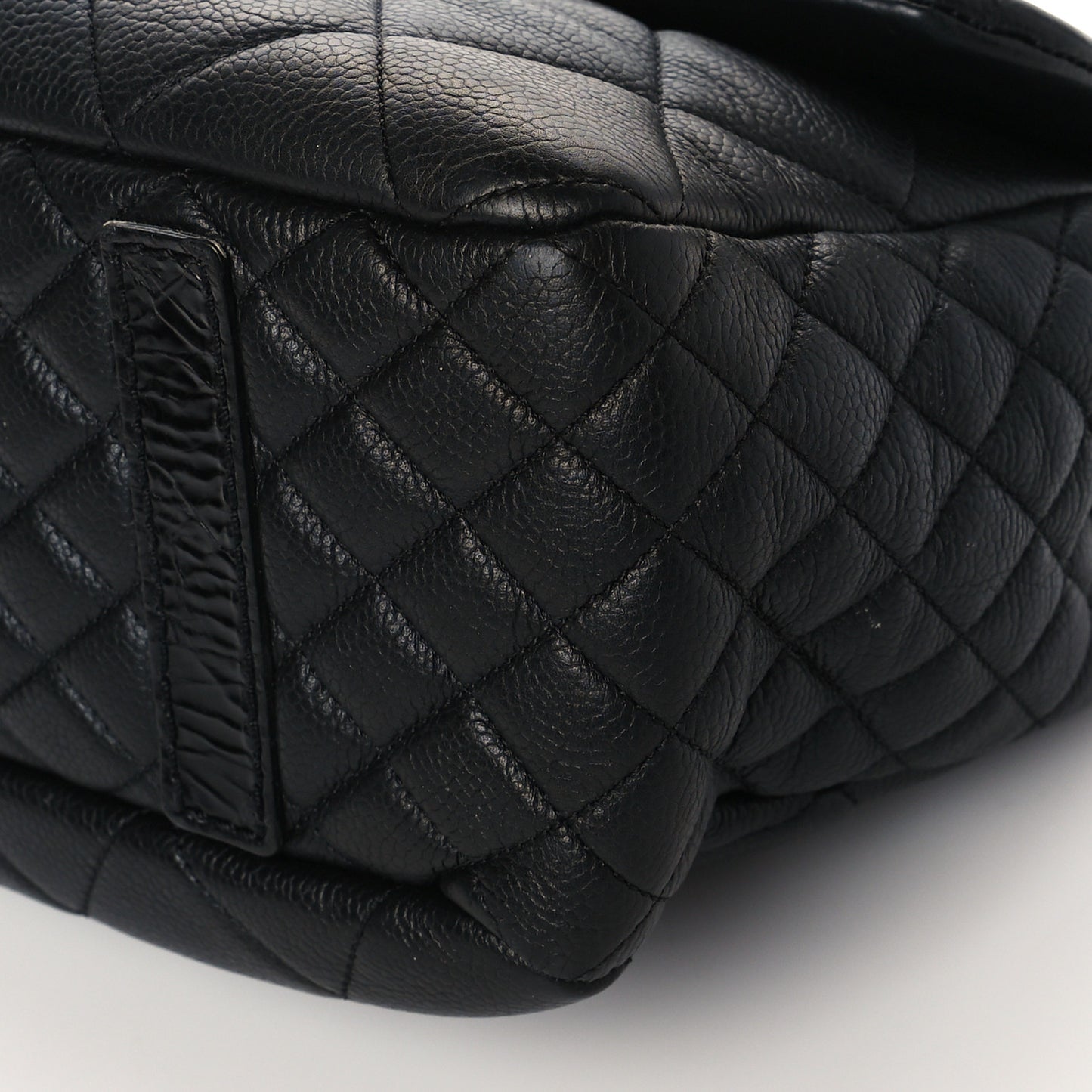 Caviar Quilted Coco Casual Flap Black