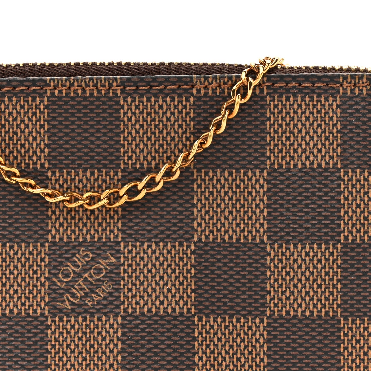 Louis Vuitton Damier Ebene Mini Pochette Accessories 8 of 10