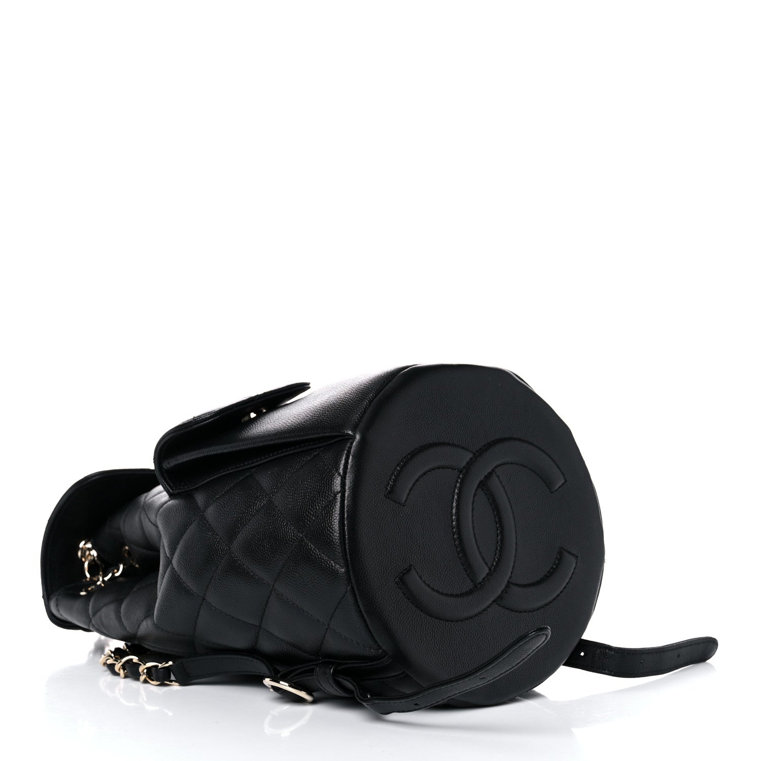 Chanel Caviar Quilted Pockets Backpack Black 4 of 12