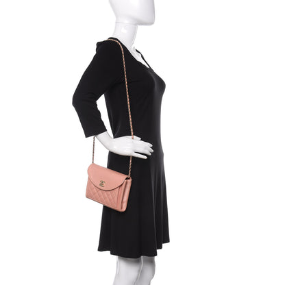 Chanel Quilted Smart Pocket Crossbody Bag Pink 2 of 9