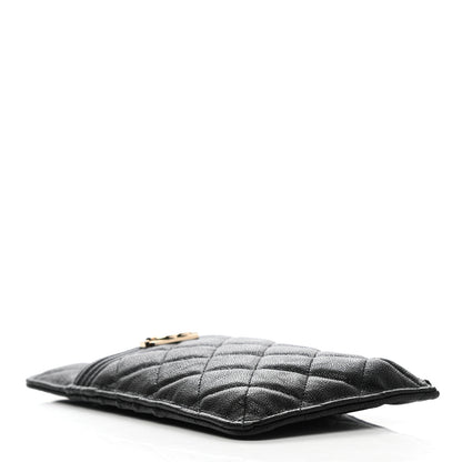 Chanel Caviar Quilted Boy iPhone Pouch Black 4 of 8