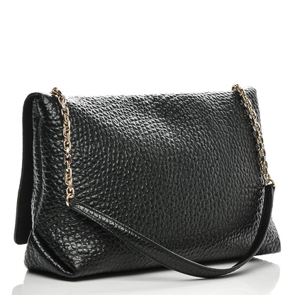 Burberry Signature Grain Large Mildenhall Shoulder Bag Black 3 of 7