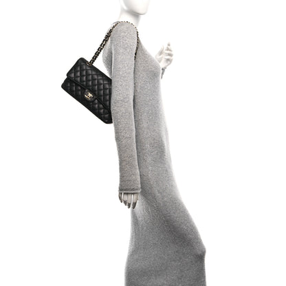 Chanel Caviar Quilted Medium Double Flap Black 2 of 11