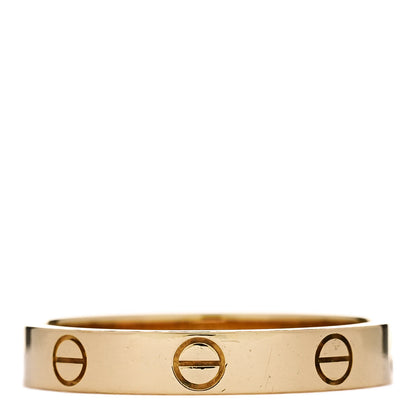 Cartier 18K Yellow Gold 3.5mm LOVE Wedding Band Ring 59 8.75 3 of 5