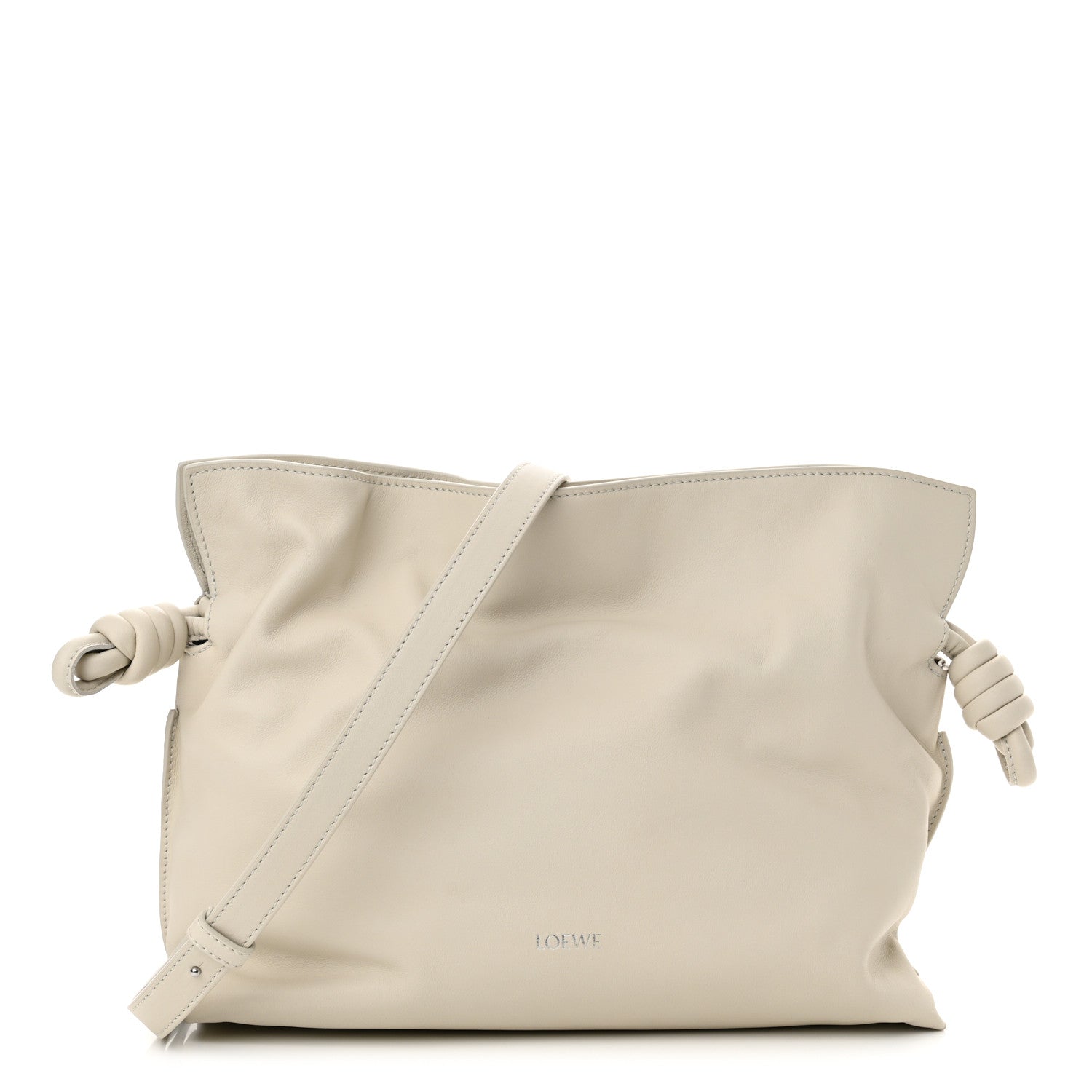 Loewe Calfskin Small Flamenco Knot Bag Sea Salt 1 of 10