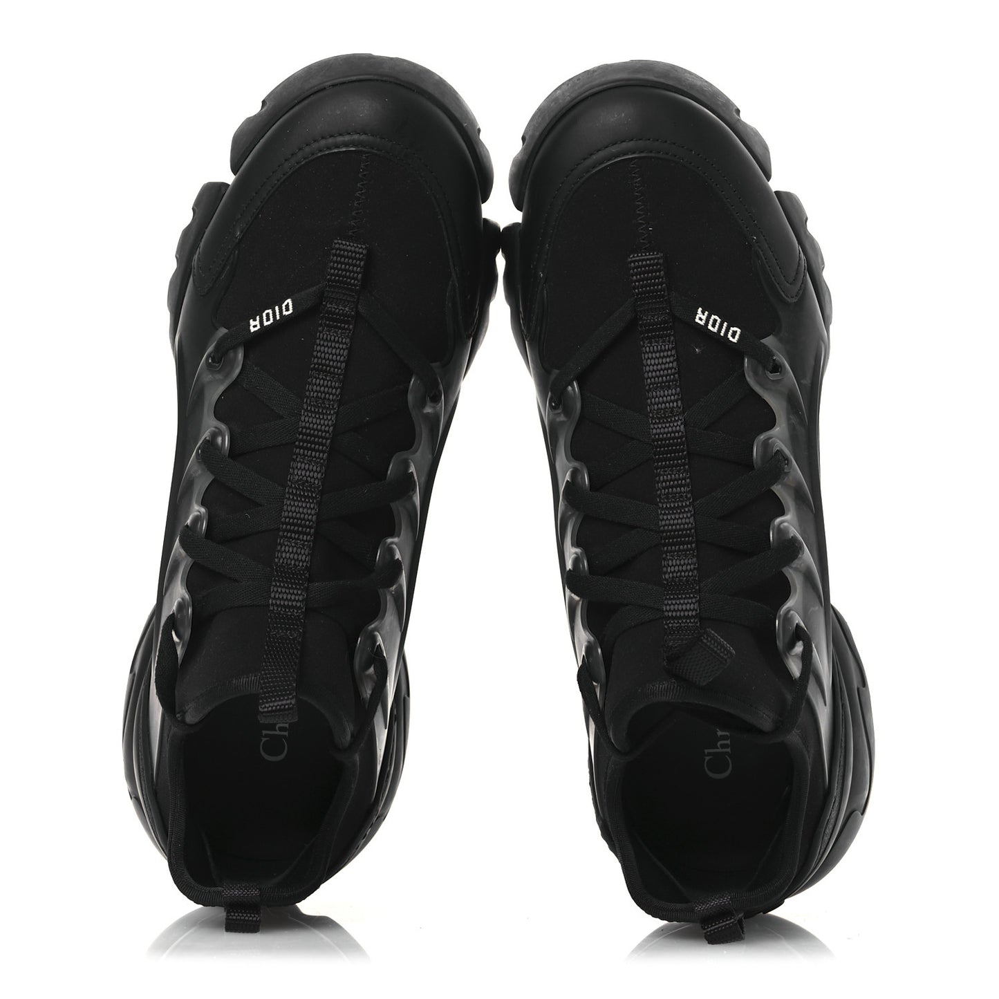 Neoprene Rubber Womens D-Connect Sneakers 37.5 Black
