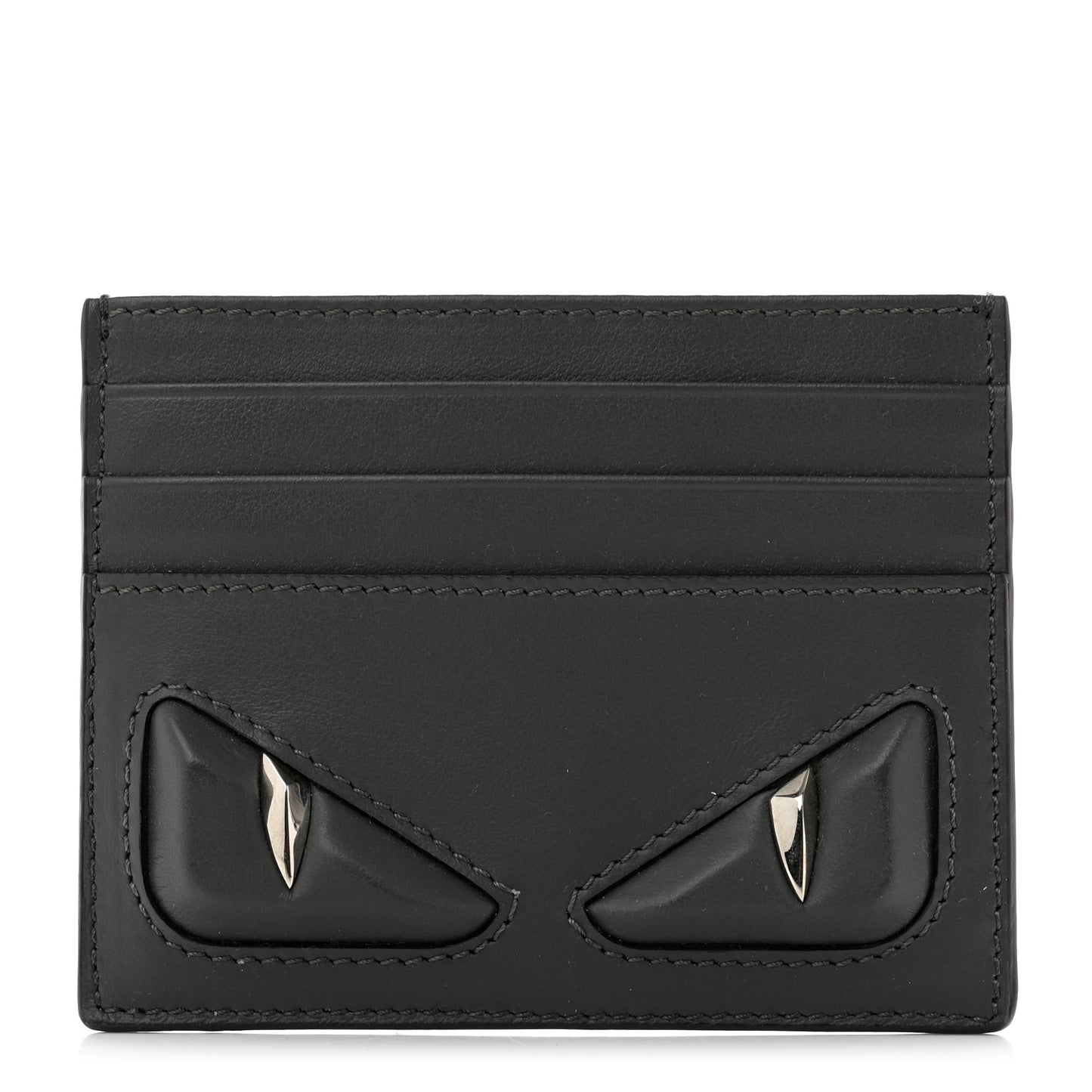 Vitello Century Monster Eyes Card Holder Asfalto