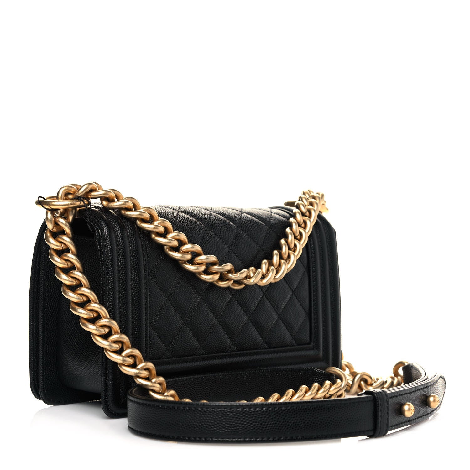Chanel Caviar Quilted Small Boy Flap Black 3 of 12