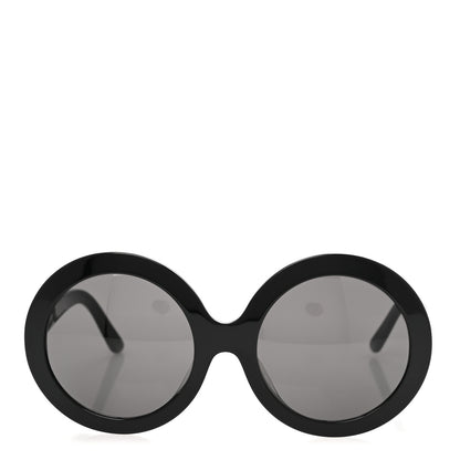 Celine Acetate Round Sunglasses CL 40081U Black 2 of 8