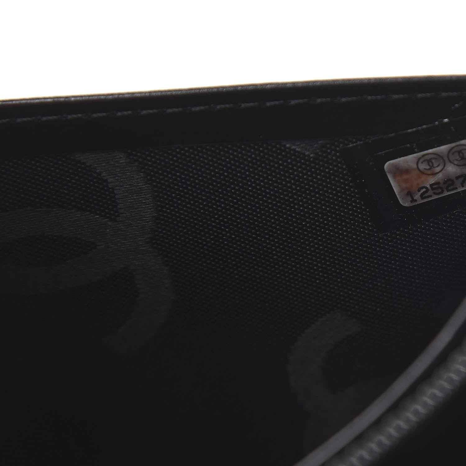 Chanel Aged Calfskin Quilted Cambon Yen Wallet Black 9 of 10