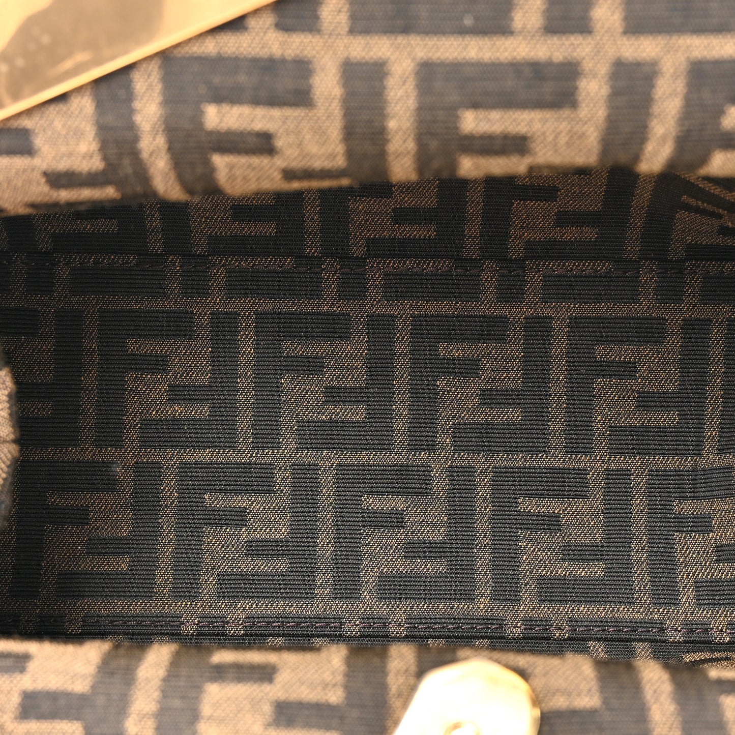 Shiny Nappa Midi Fendi First Dark Coffee
