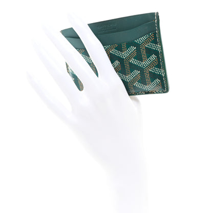 Goyard Goyardine Saint Sulpice Card Holder Green 2 of 8