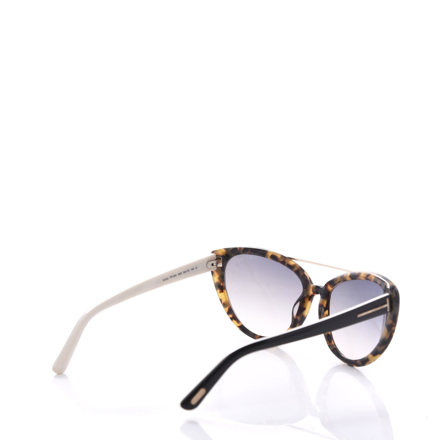 Tom Ford Edita Sunglasses TF384 Havana 4 of 7
