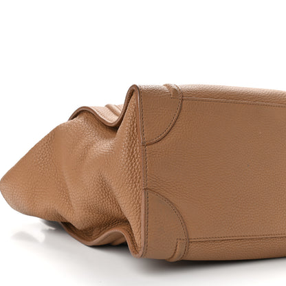 Celine Drummed Calfskin Mini Luggage Camel 6 of 7