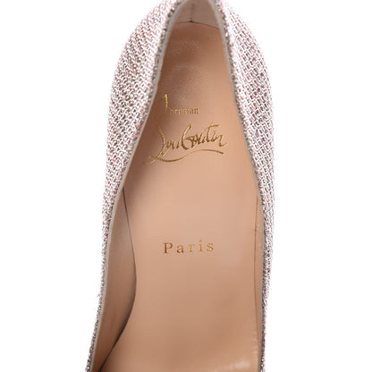 Christian Louboutin Glitter So Kate 120 Pumps 37 Colombe 6 of 9