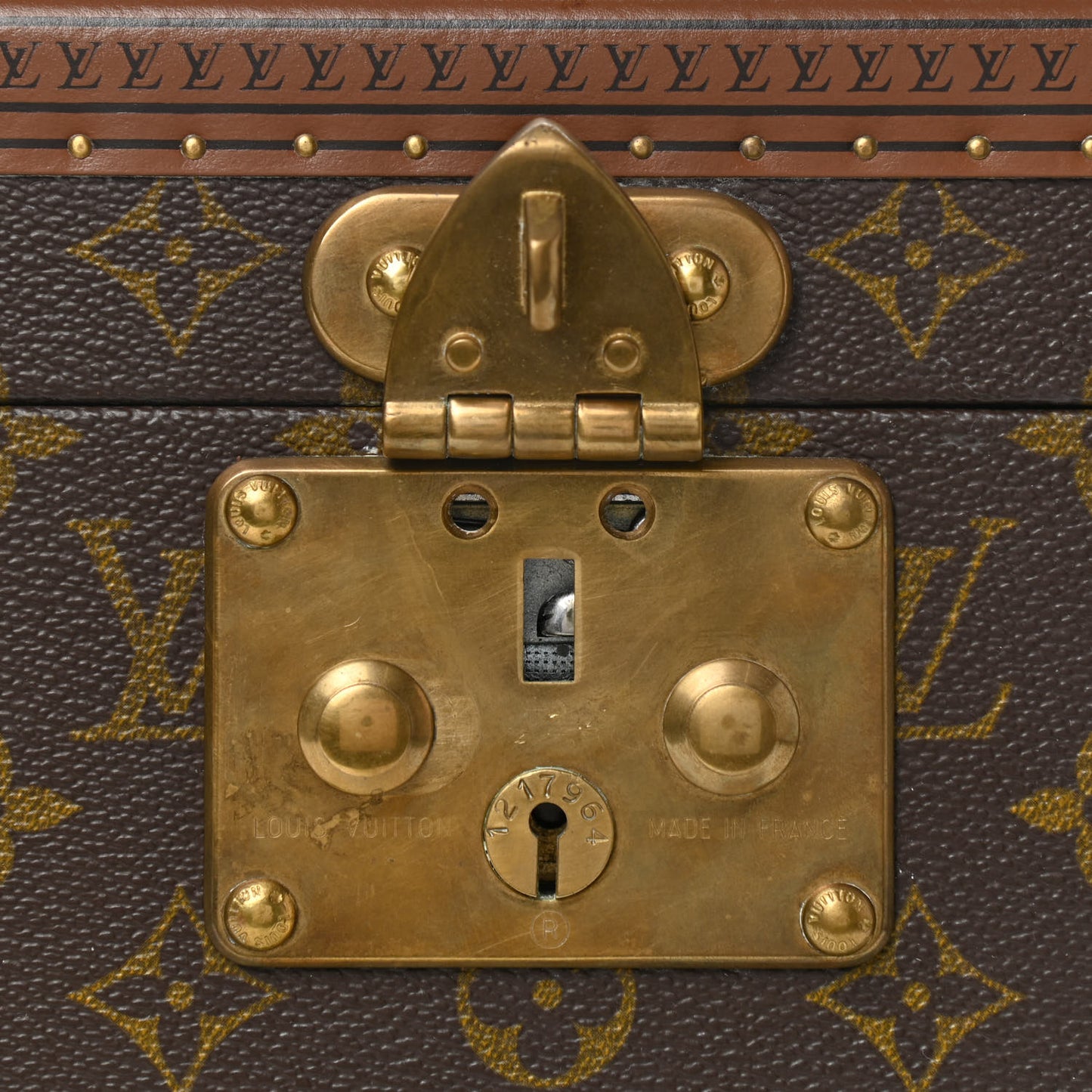Monogram Boite Flacons Beauty Train Trunk Case