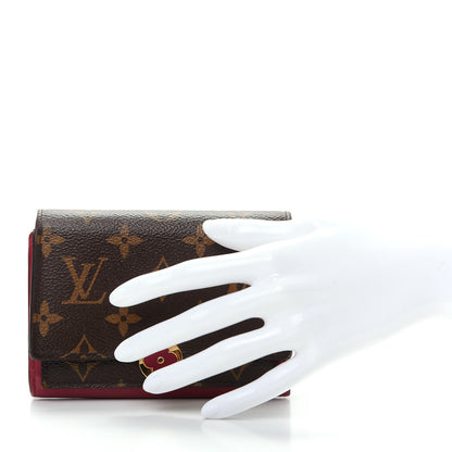 Louis Vuitton Monogram Flore Compact Wallet Fuchsia 2 of 6
