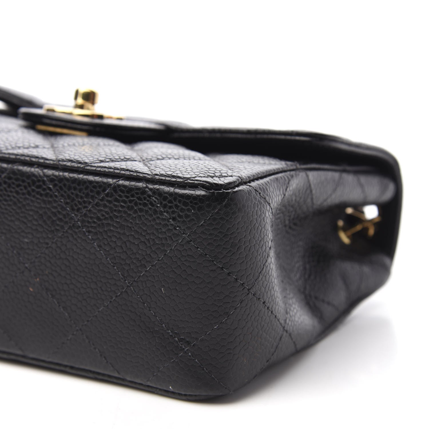 Chanel Caviar Quilted Mini Square Flap Black 7 of 11