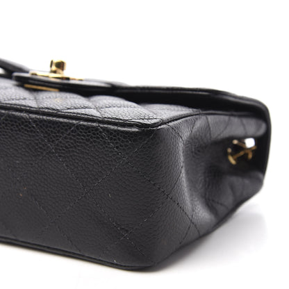 Chanel Caviar Quilted Mini Square Flap Black 7 of 11