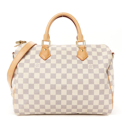 Louis Vuitton Damier Azur Speedy Bandouliere 30 1 of 13