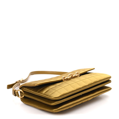 Saint Laurent Carre Quilted Le Maillon Satchel   New Jungle 4 of 10