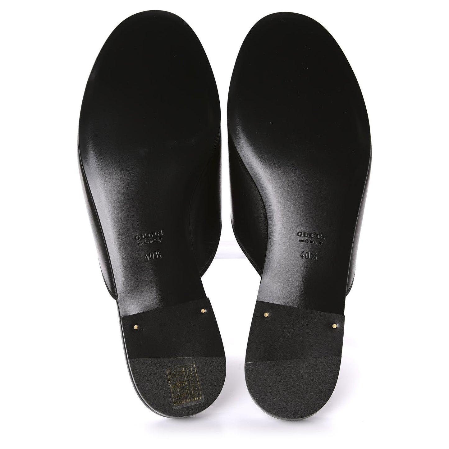 Malaga Kid Horsebit Slide Sandals 40.5 Black