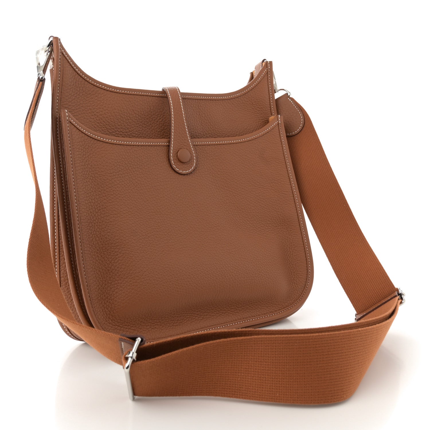 Hermes Taurillon Clemence Evelyne III PM Gold 3 of 11