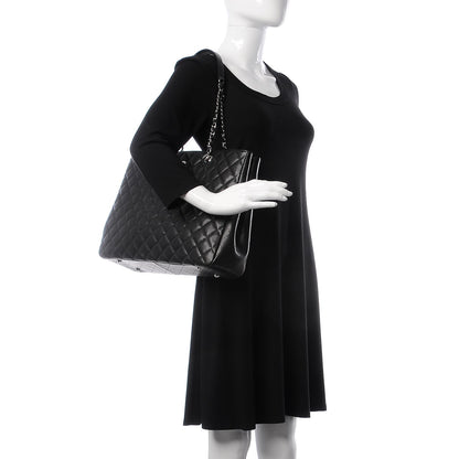 Chanel Calfskin Quilted Timeless Tote Black 2 of 8
