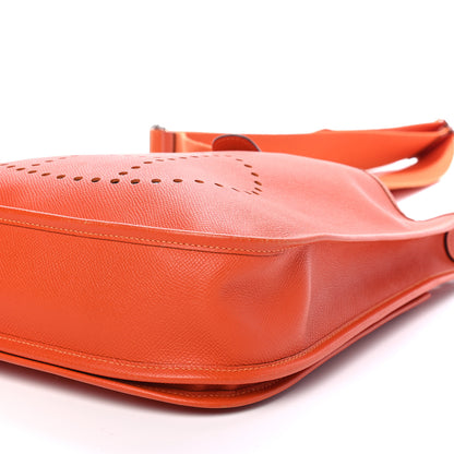 Hermes Epsom Evelyne III PM Orange 8 of 8
