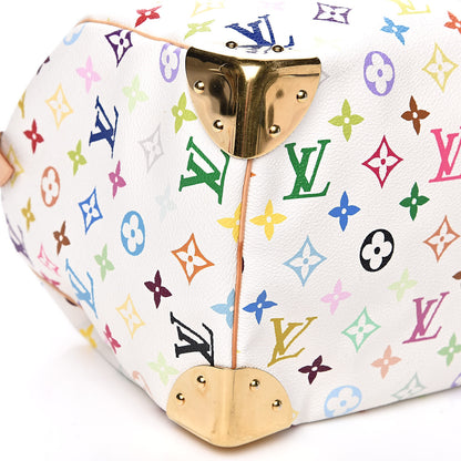 Louis Vuitton Monogram Multicolor Speedy 30 White 7 of 12