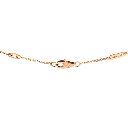 Van Cleef & Arpels 18K Rose Gold Carnelian Sweet Alhambra Pendant Necklace 5 of 7